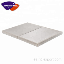 Marco de base de cama de cama plegable doble plegable madera